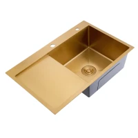 Кухонная мойка Splenka S704.7850.03, золотой сатин Кухонная мойка Splenka S704.7850.03, золотой сатин