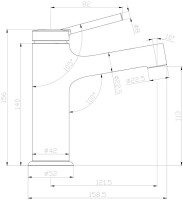 Смеситель для раковины Lemark Minima LM3806C