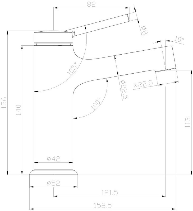 Смеситель для раковины Lemark Minima LM3806C