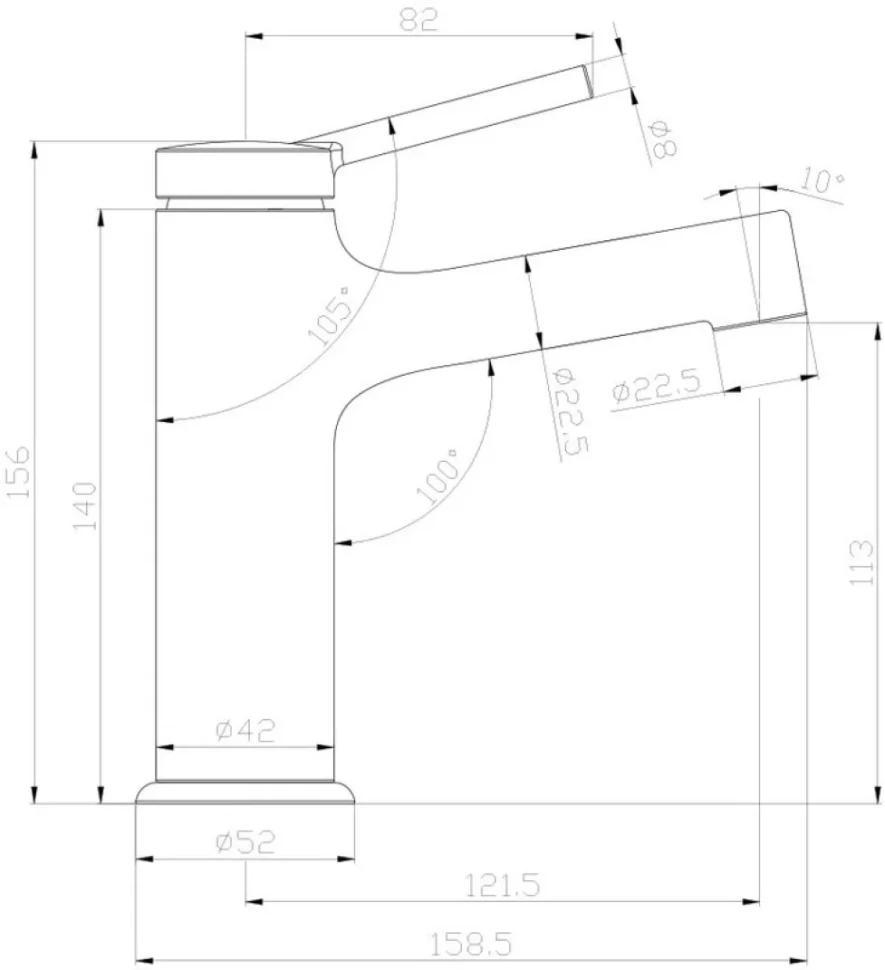 Смеситель для раковины Lemark Minima LM3806C