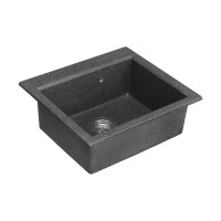 Мойка кухонная AQUATON Линеа 58, графит