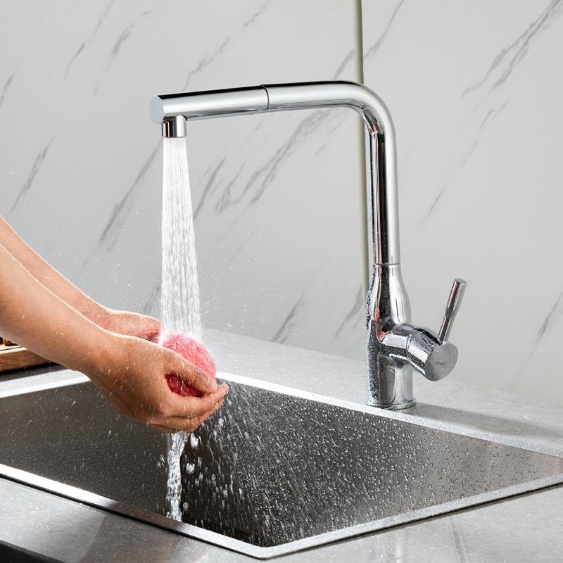 Смеситель для кухни Frap F6096 хром