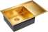 Мойка кухонная Paulmark Atlan PM217851-BGL брашированное золото L
