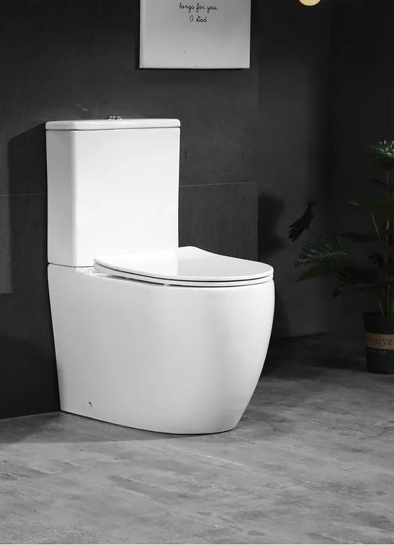 Унитаз-компакт напольный Ceruttispa Ortler CT9867 безободковый, с микролифтом, белый