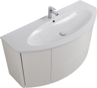 Тумба с раковиной Cezares Eden 120 bianco lucido, раковина 50178