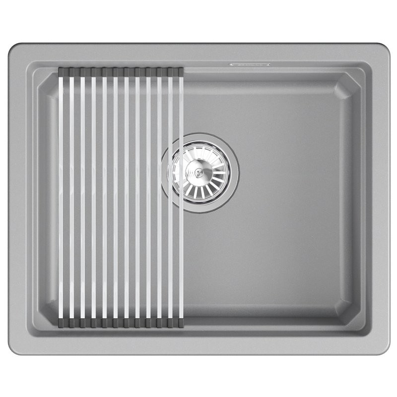 Мойка кухонная Granula Kitchen Space 5501iU алюминиум