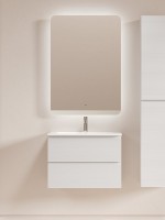 Мебель для ванной комнаты Sancos Folk 70 2я подвесная, bianco, раковина CN7031