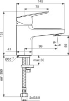 Смеситель для раковины Ideal Standard Ceraplan BD200AA