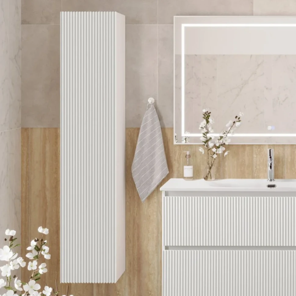 Шкаф-пенал для ванной BelBagno Uno 30 bianco opaco
