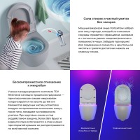 Унитаз подвесной Wellsee Chalice Perfection 182610001 безободковый, с микролифтом, матовый серый