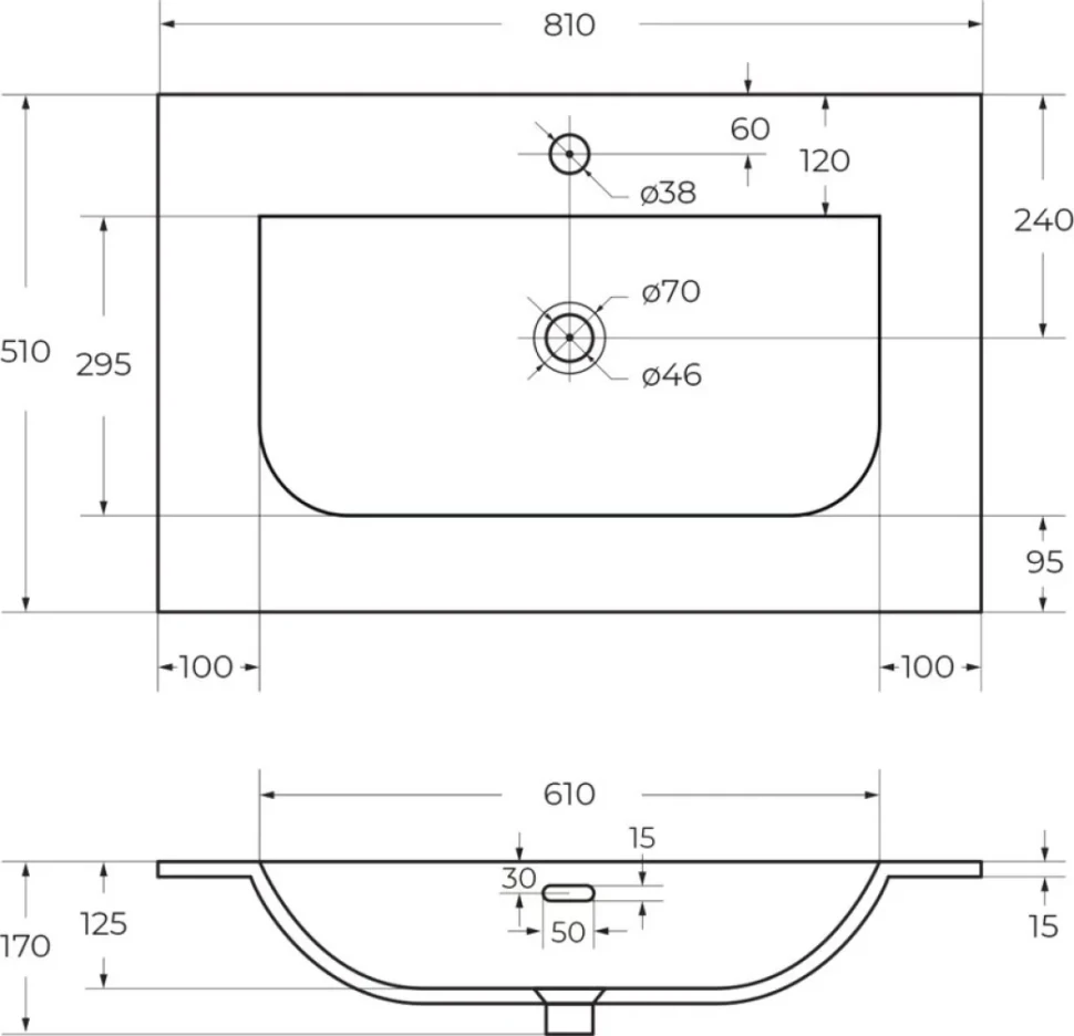 Мебель для ванной комнаты Cezares Molveno 80 legno bianco