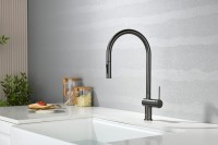 Смеситель для кухни AQUAme Cucina с выдвижным изливом AQM9901GM