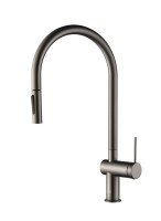 Смеситель для кухни AQUAme Cucina с выдвижным изливом AQM9901GM