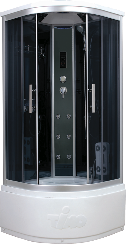 Душевая кабина Timo Standart T-1100 с высоким поддоном, с сиденьем
