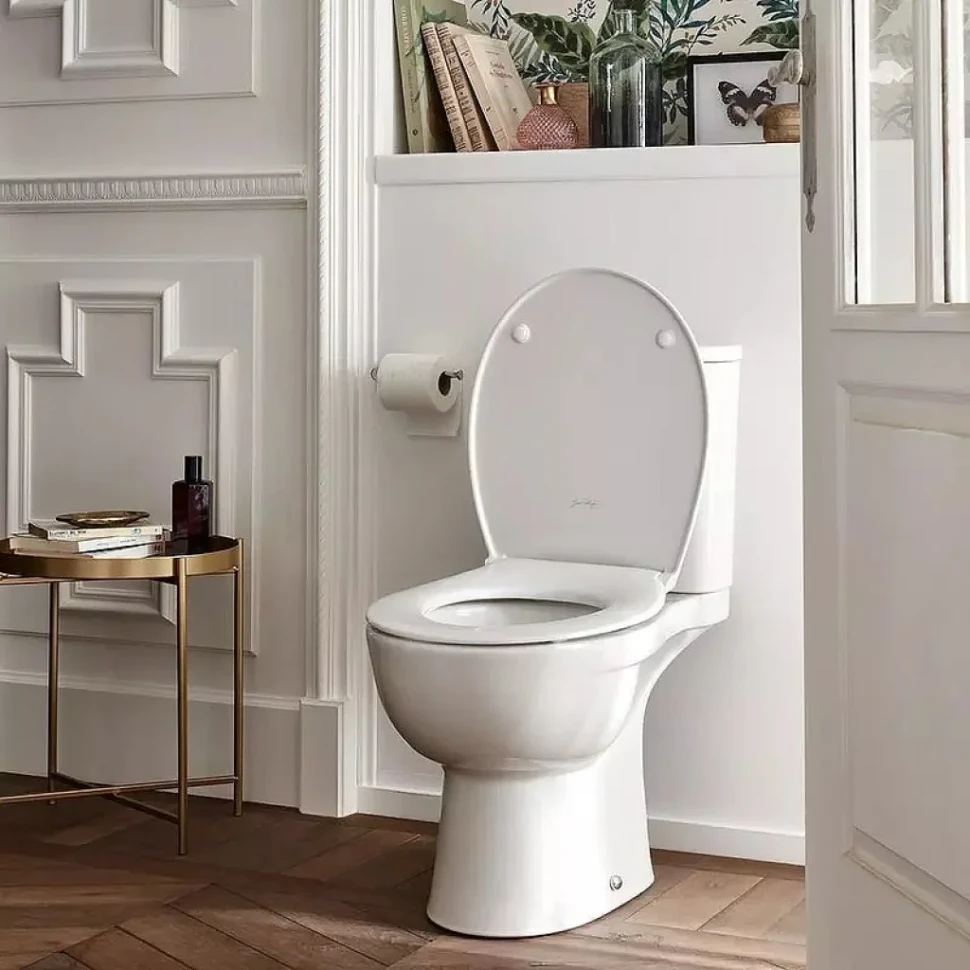Унитаз-компакт напольный Jacob Delafon Louise E28062RU-00 белый, с микролифтом