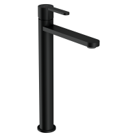 Смеситель для раковины Cersanit Олива (Oliva) 68966 матовый черный