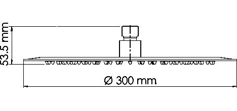 Верхний душ Wasserkraft A116