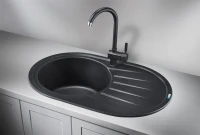 Мойка кухонная Granula Standart 7601, черный