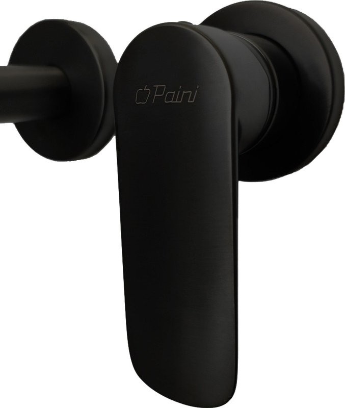 Смеситель для раковины Paini Nove 09YO208 С ВНУТРЕННЕЙ ЧАСТЬЮ, черный матовый