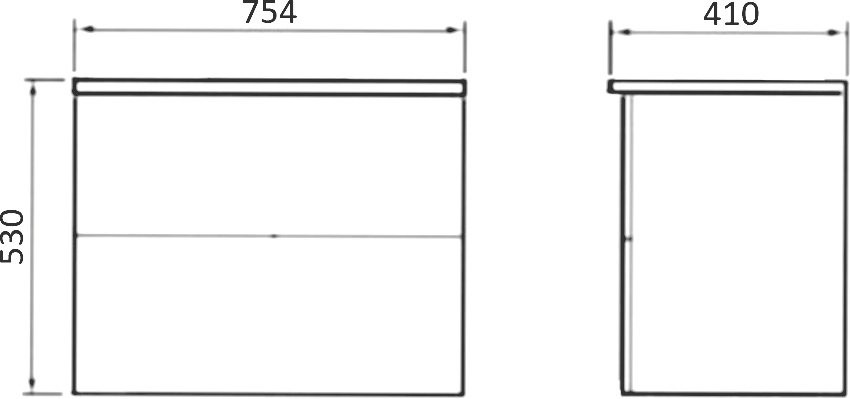 Мебель для ванной комнаты Orange Otto 75 белый глянец