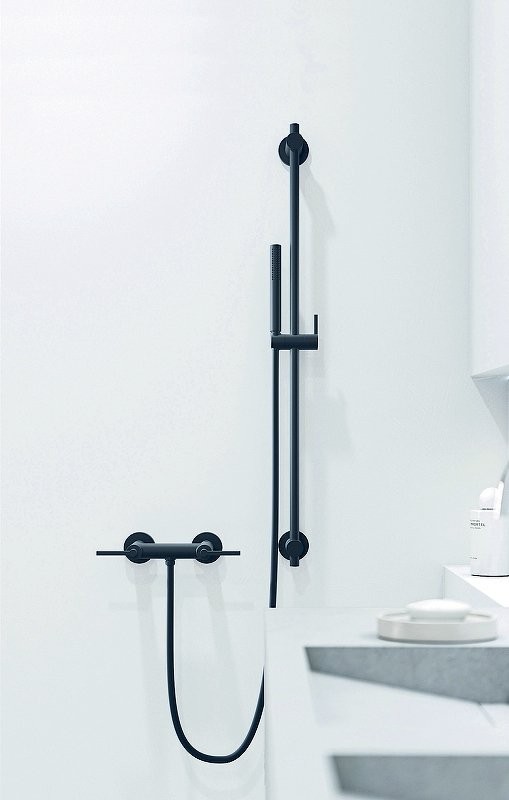 Смеситель для душа Kludi Nova Fonte Puristic 207103915 черный матовый