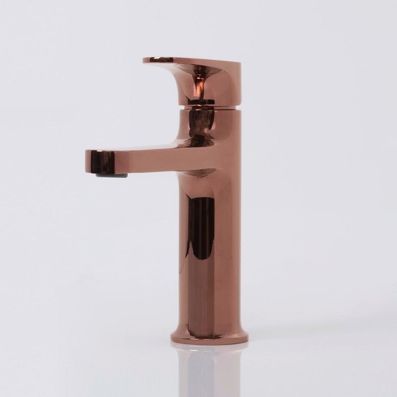 Смеситель для раковины Wasserkraft Asphe 7703 розовое золото PVD