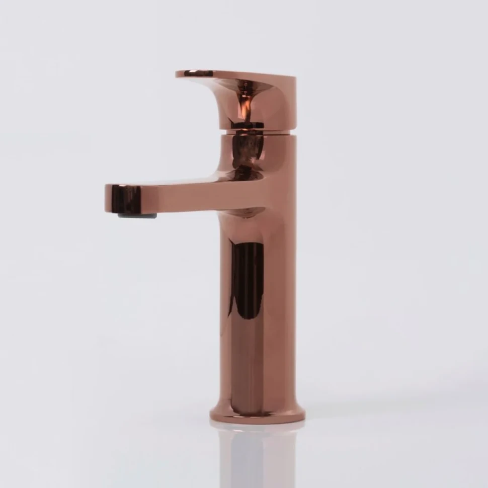 Смеситель для раковины Wasserkraft Asphe 7703 розовое золото PVD