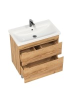 Тумба с раковиной SanStar Diva 80 напольная, Gold Kraft, раковина Moduo 80