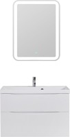 Тумба под раковину BelBagno Marino H60 bianco lucido, 90 см
