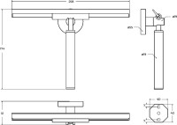Скребок Cezares Relax RELAX-SV-IN сатин