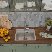 Мойка кухонная Domaci Палермо PR-490-003 серая Мойка кухонная Domaci Палермо PR-490-003 серая