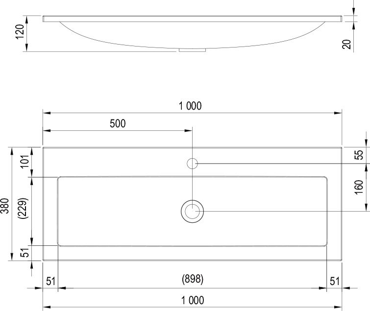 Мебель для ванной комнаты Ravak Clear SD 100 белая