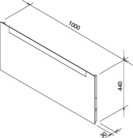 Мебель для ванной комнаты Ravak Clear SD 100 белая