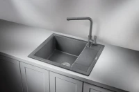 Мойка кухонная Granula 6002, графит