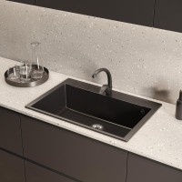 Мойка кухонная Domaci Савона РА 760 черная Мойка кухонная Domaci Савона РА 760 черная