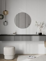 Зеркало круглое CONTINENT Ledh Ajour 70 см, сенсорное, с холодной подсветкой