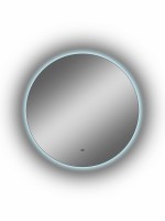 Зеркало круглое CONTINENT Ledh Ajour 70 см, сенсорное, с холодной подсветкой