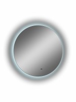 Зеркало круглое CONTINENT Ledh Ajour 70 см, сенсорное, с холодной подсветкой