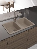 Мойка кухонная Domaci Болонья М-26-004 песочная Мойка кухонная Domaci Болонья М-26-004 песочная