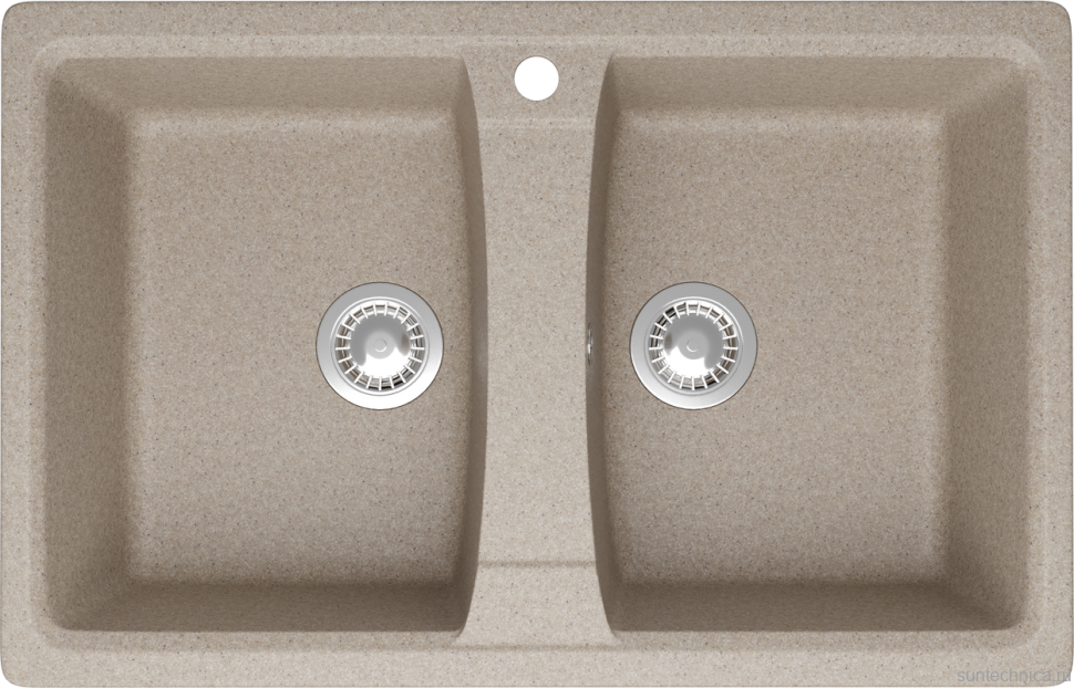 Мойка кухонная Domaci Болонья М-26-004 песочная