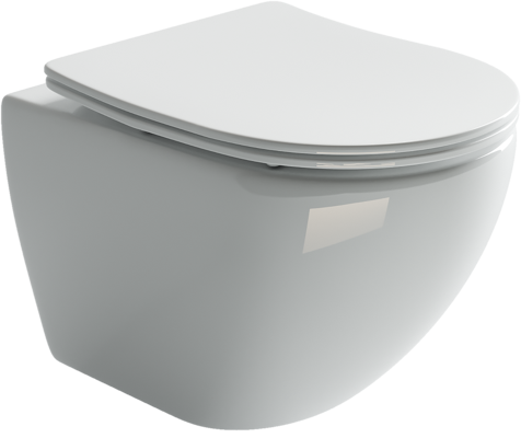 Комплект Унитаз подвесной Ceramicanova Metropol CN4002 безободковый + Инсталляция TECE Base 9400413 4 в 1 с кнопкой смыва