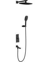 Душевой комплект Timo Helmi SX-4099/03SM С ВНУТРЕННЕЙ ЧАСТЬЮ, черный