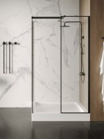 Поддон для душа Abber AD3D080 80х80 см, квадратный, белый