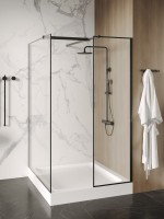 Поддон для душа Abber AD3D080 80х80 см, квадратный, белый