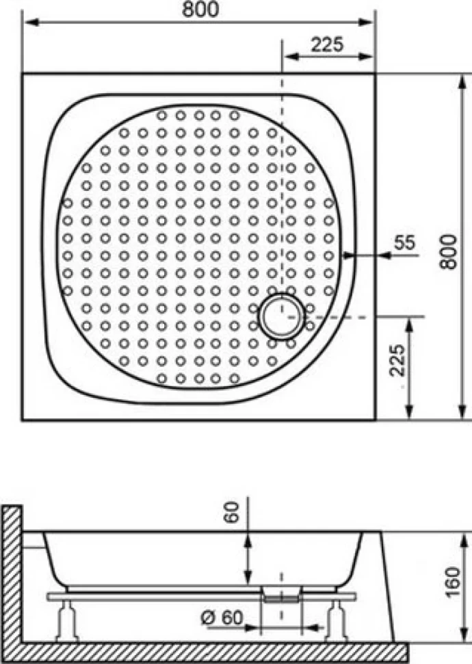 Поддон для душа RGW Lux TN 16180188-21