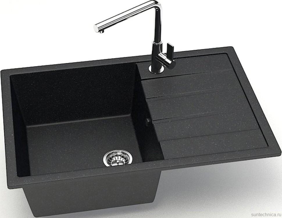 Мойка кухонная AZARIO Vision 00078339 черный