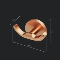 Крючок AM.PM X-Joy A85A35644 розовое золото, на шурупах