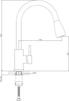 Смеситель для кухни Haiba HB73304-2
