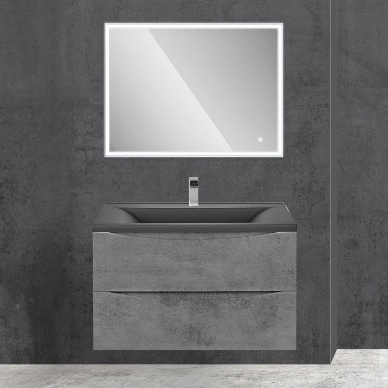 Мебель для ванной комнаты Vincea Mia 80 бетон