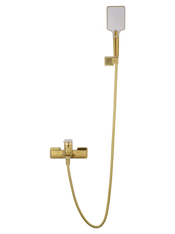 Смеситель для ванны с душем Wonzon & Woghand Edge WW-88639003A-BG брашированное золото